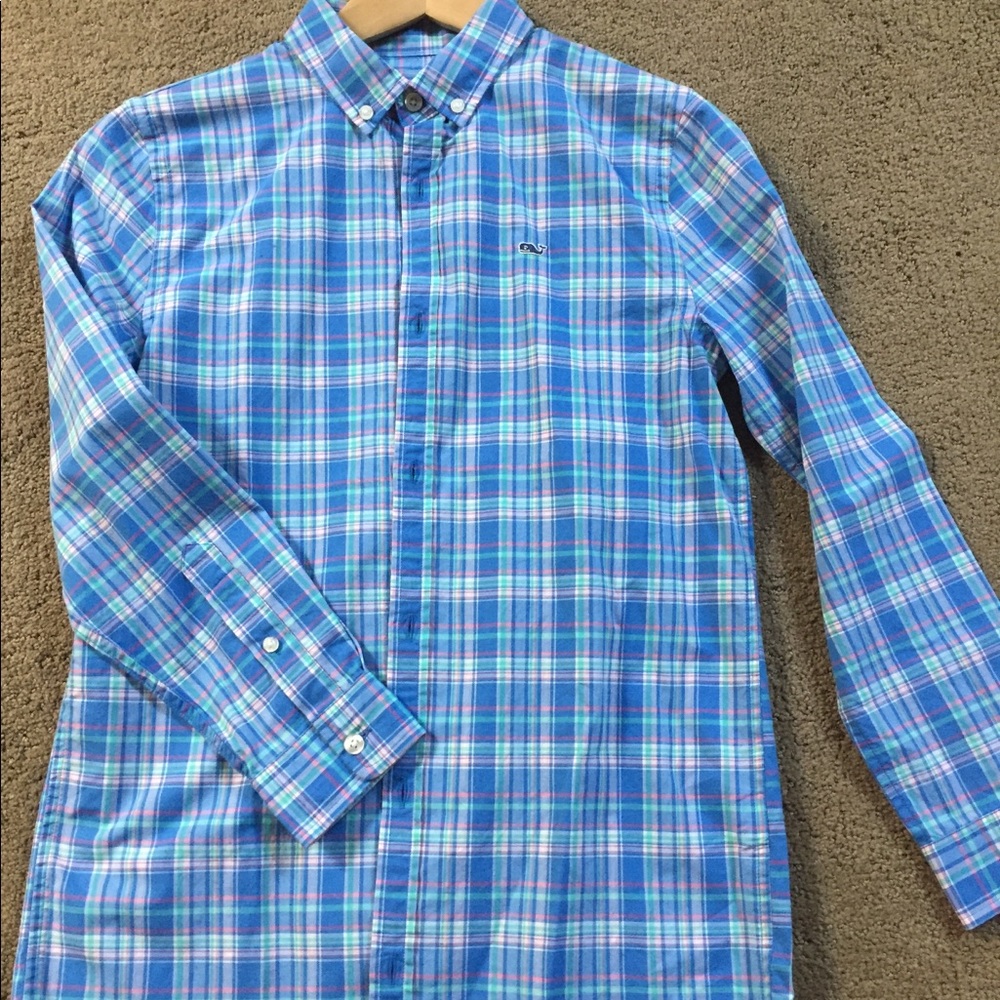 Boys Vineyard Vines long sleeve shirt - NWT 12-14
